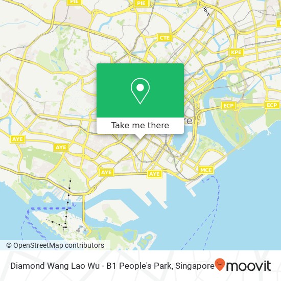 Diamond Wang Lao Wu - B1 People's Park地图