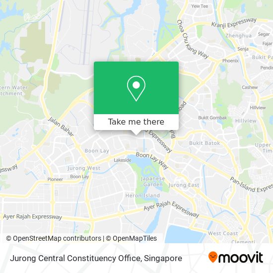 Jurong Central Constituency Office map