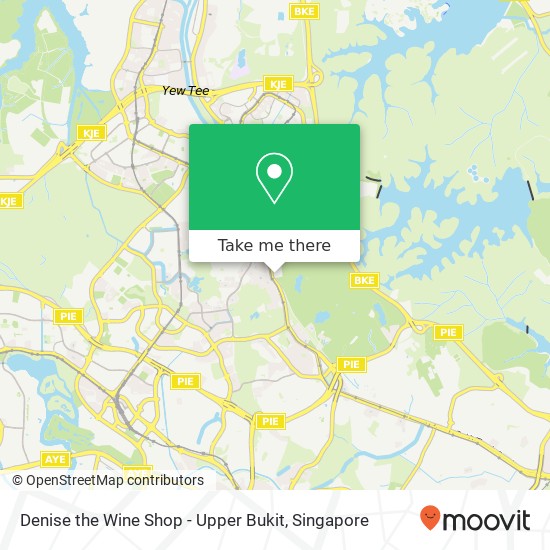 Denise the Wine Shop - Upper Bukit地图