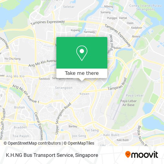 K.H.NG Bus Transport Service map