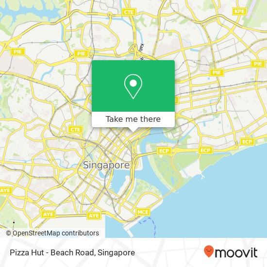 Pizza Hut - Beach Road地图