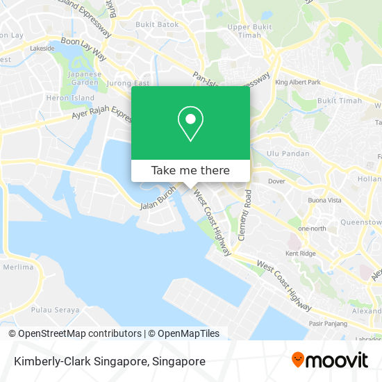 Kimberly-Clark Singapore map