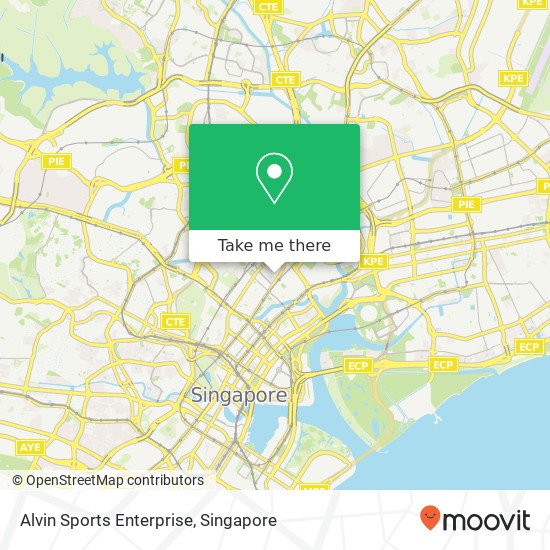 Alvin Sports Enterprise map