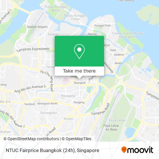 NTUC Fairprice Buangkok (24h) map