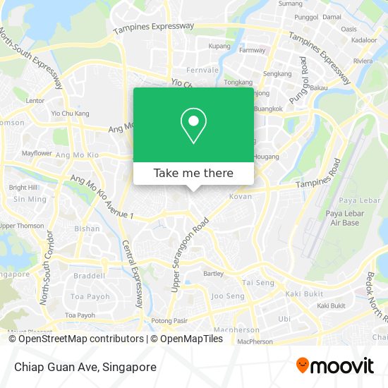 Chiap Guan Ave map