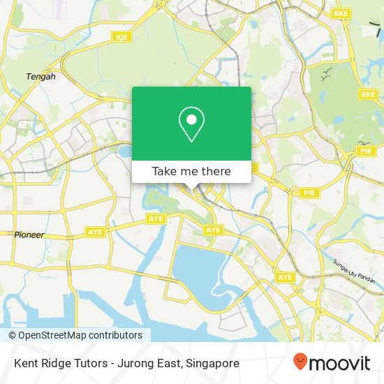 Kent Ridge Tutors - Jurong East map
