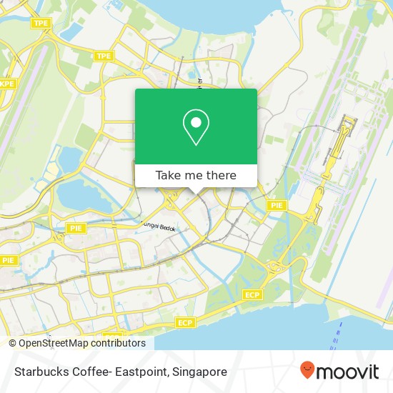 Starbucks Coffee- Eastpoint map