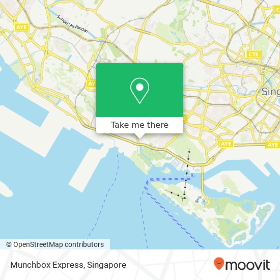 Munchbox Express map