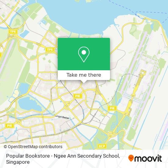 Popular Bookstore - Ngee Ann Secondary School map