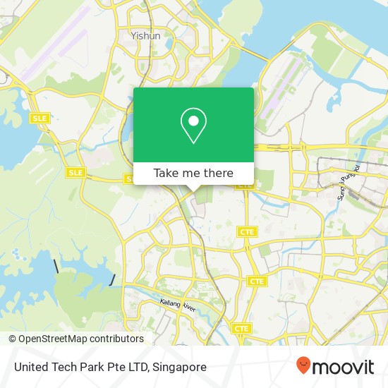 United Tech Park Pte LTD map