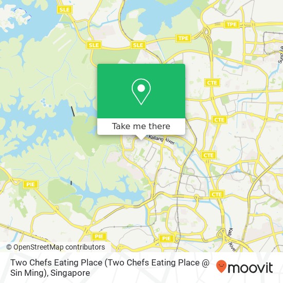 Two Chefs Eating Place (Two Chefs Eating Place @ Sin Ming) map