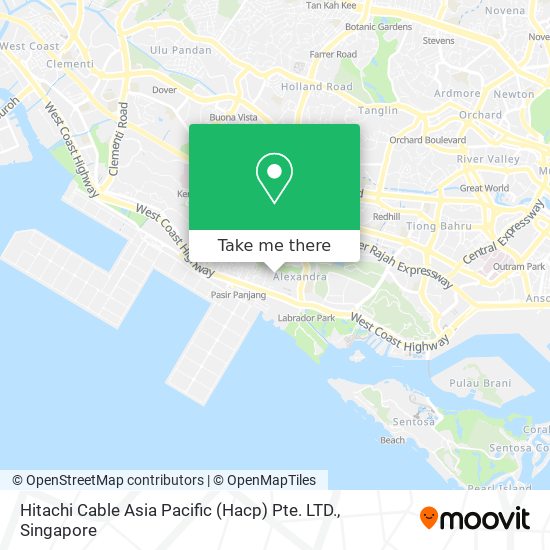 Hitachi Cable Asia Pacific (Hacp) Pte. LTD. map