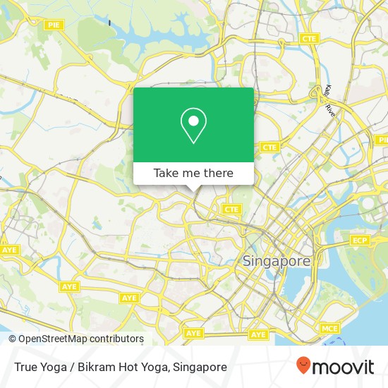 True Yoga / Bikram Hot Yoga map