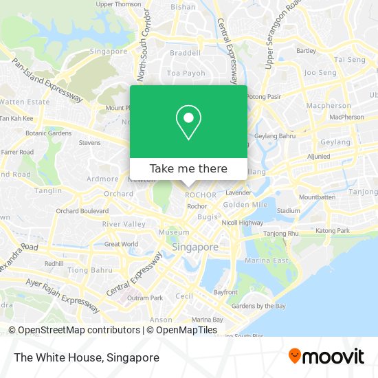 The White House map