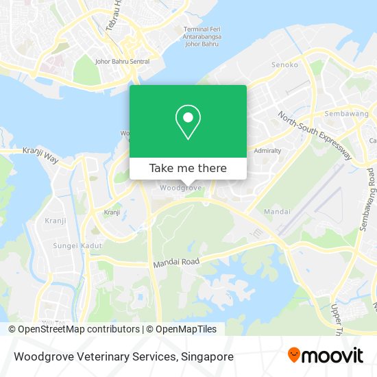 Woodgrove Veterinary Services map