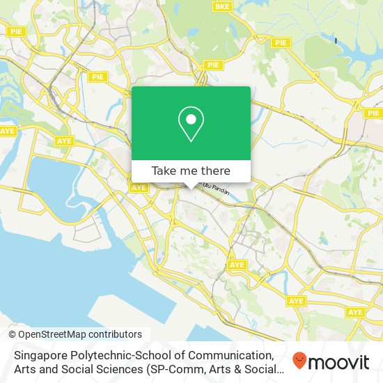 Singapore Polytechnic-School of Communication, Arts and Social Sciences map