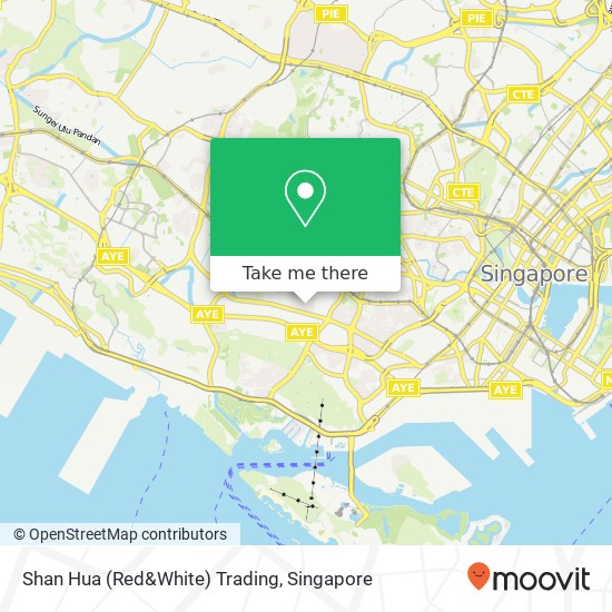 Shan Hua (Red&White) Trading map