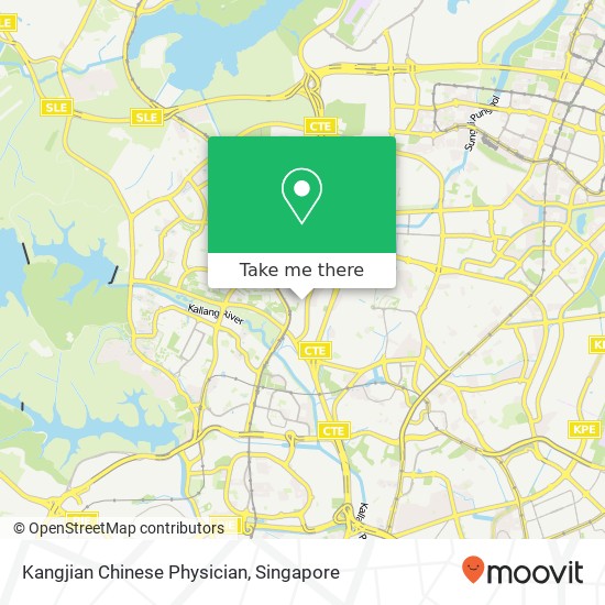Kangjian Chinese Physician map
