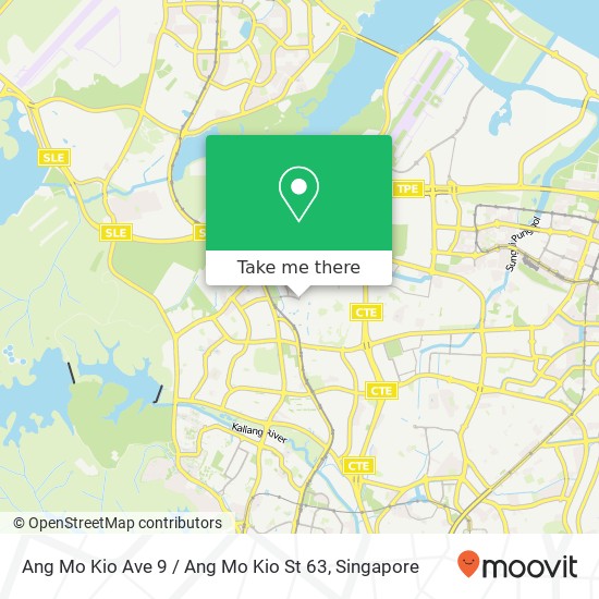 Ang Mo Kio Ave 9 / Ang Mo Kio St 63地图