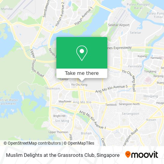 Muslim Delights at the Grassroots Club map