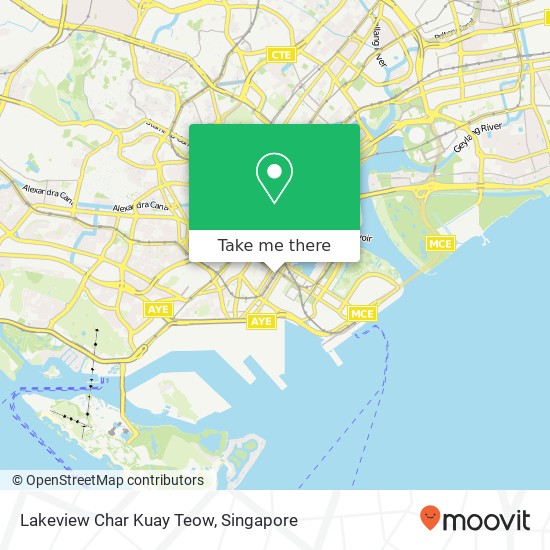 Lakeview Char Kuay Teow map