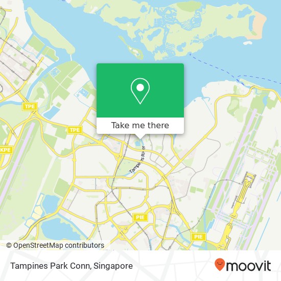 Tampines Park Conn map