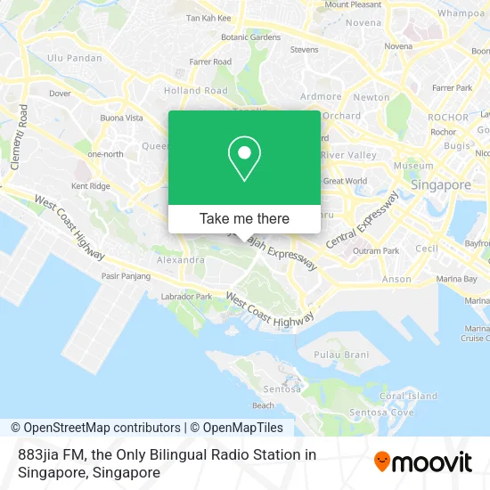 883jia FM, the Only Bilingual Radio Station in Singapore地图