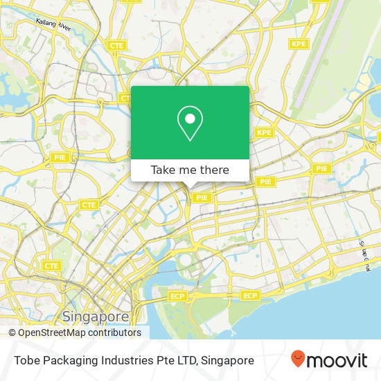 Tobe Packaging Industries Pte LTD map