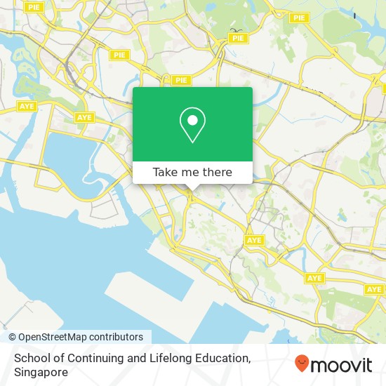 School of Continuing and Lifelong Education map