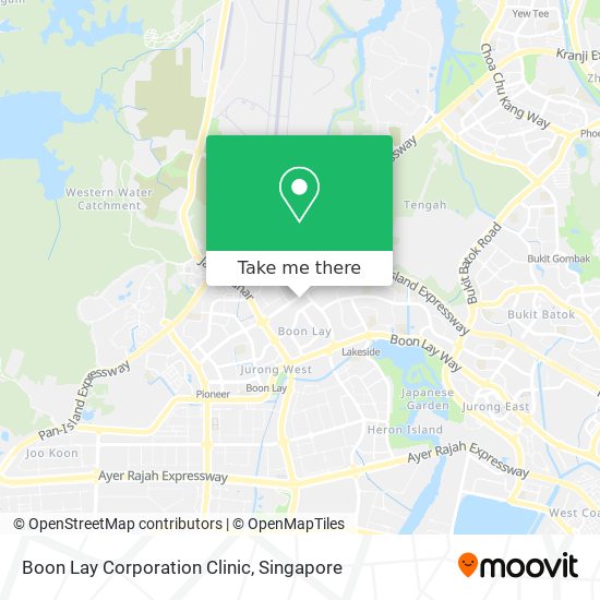 Boon Lay Corporation Clinic地图