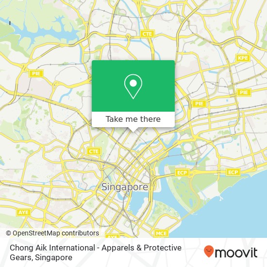 Chong Aik International - Apparels & Protective Gears map