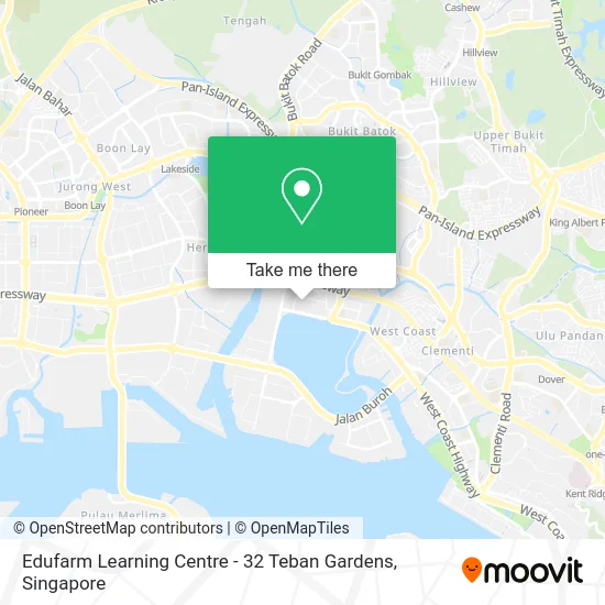 Edufarm Learning Centre - 32 Teban Gardens map