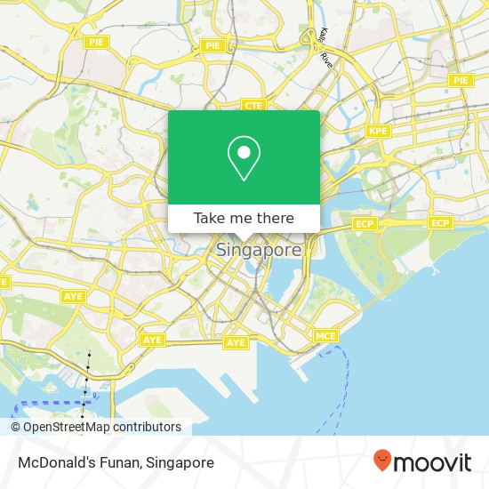 McDonald's Funan map