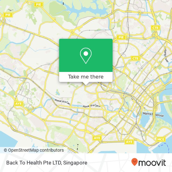 Back To Health Pte LTD map