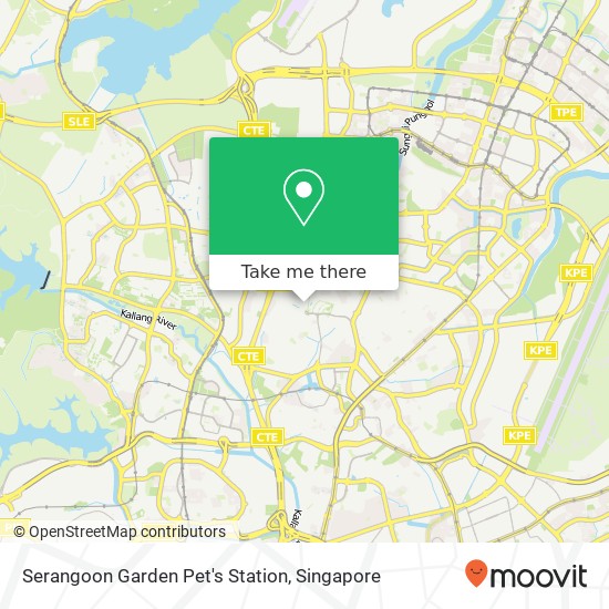 Serangoon Garden Pet's Station map