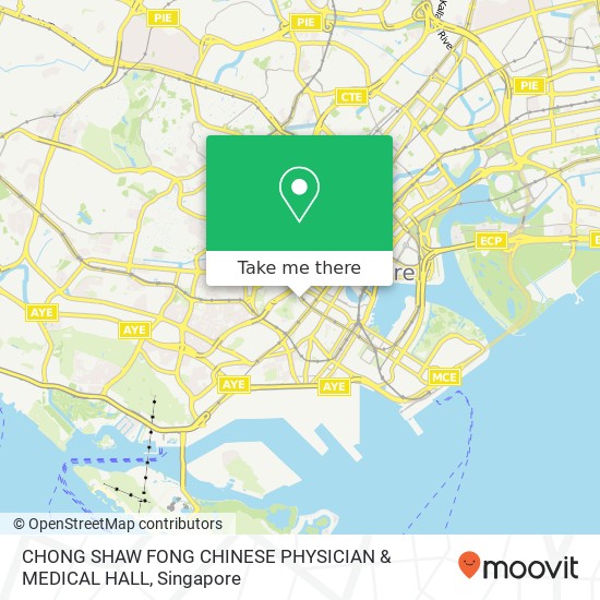 CHONG SHAW FONG CHINESE PHYSICIAN & MEDICAL HALL map