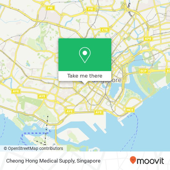 Cheong Hong Medical Supply map