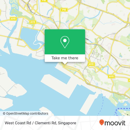 West Coast Rd / Clementi Rd map