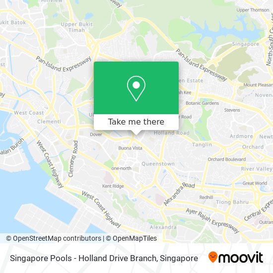 Singapore Pools - Holland Drive Branch map