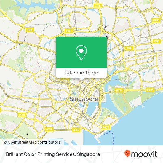 Brilliant Color Printing Services map
