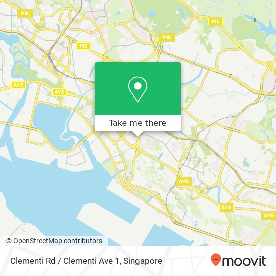 Clementi Rd / Clementi Ave 1 map