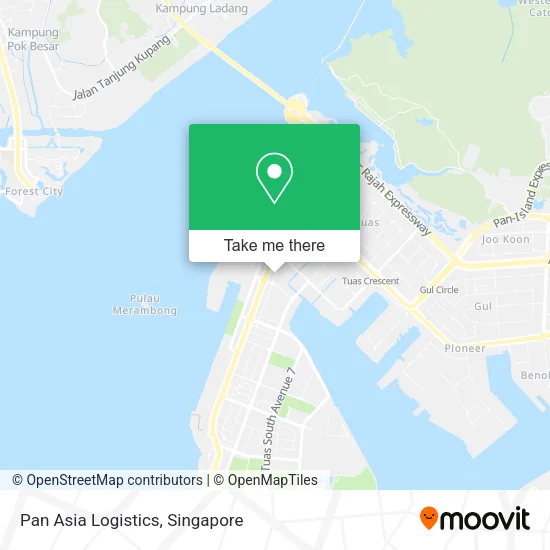 Pan Asia Logistics map