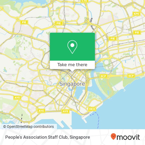 People's Association Staff Club map