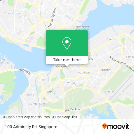 100 Admiralty Rd map