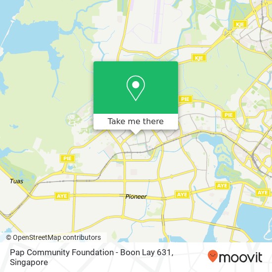 Pap Community Foundation - Boon Lay 631 map