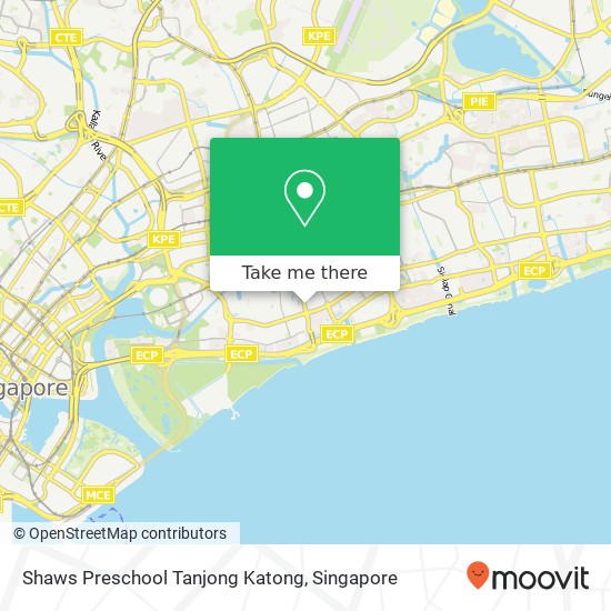 Shaws Preschool Tanjong Katong map