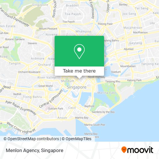 Menlon Agency map