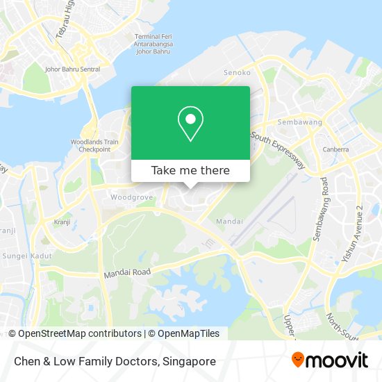 Chen & Low Family Doctors map