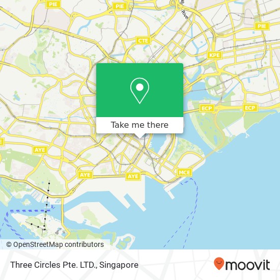 Three Circles Pte. LTD. map