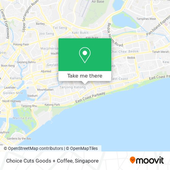 Choice Cuts Goods + Coffee map